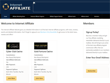 Tablet Screenshot of internet-affiliate.com